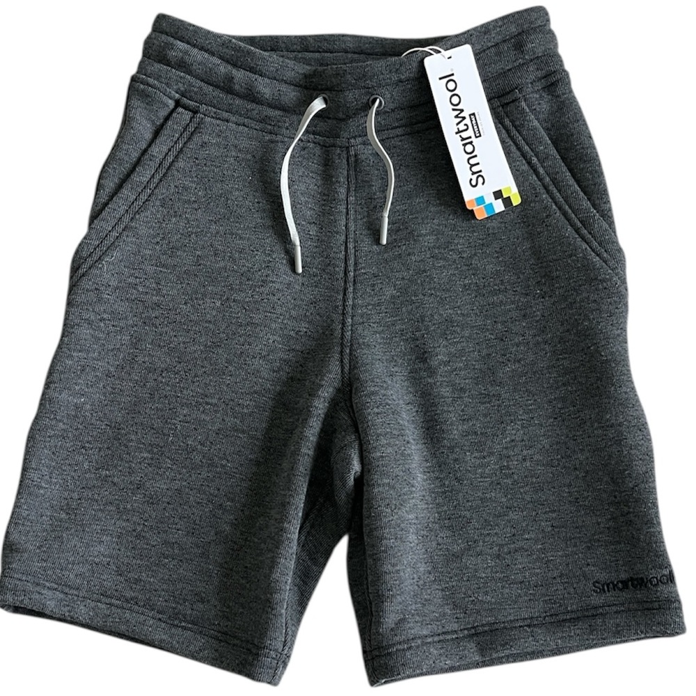 Smartwool Recycled Terry Shorts 8” Merino Wool High Waist NWT $95 Womens‎ XXS